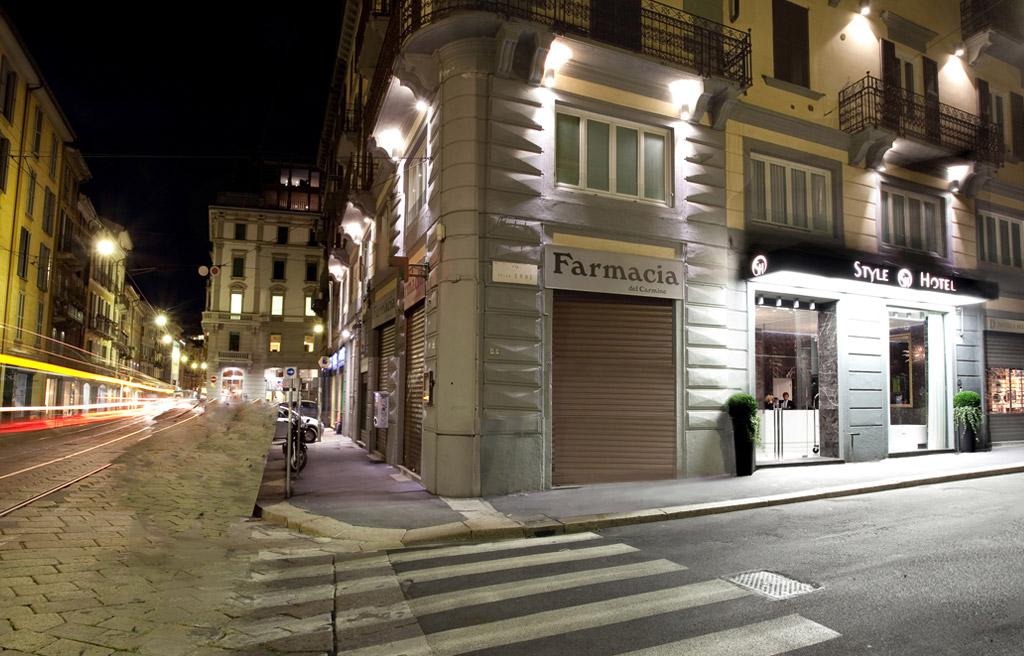 Style Hotel Milánó Kültér fotó